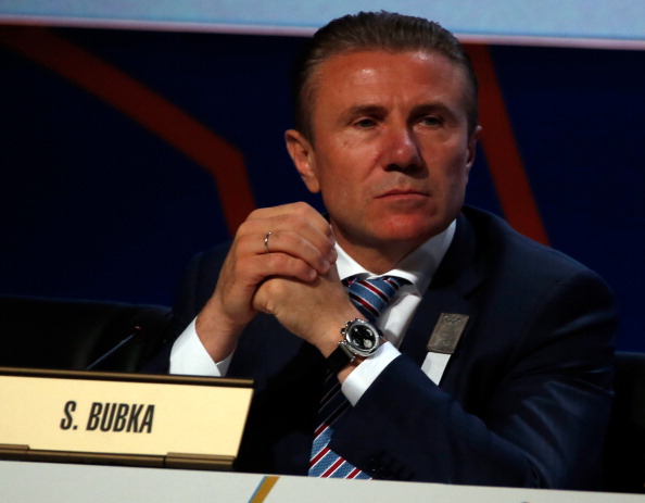 Sergey Bubka was another to be disappointed after finishing in fifth place in the final round of the Presidential race