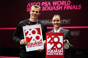 Squash star Nick-Matthew alongside former cyclist Victoria Pendleton in back Squash 2020