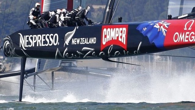 Team New Zealand let an 8-1 lead slip to lose out to Oracle Team USA in the Americas Cup