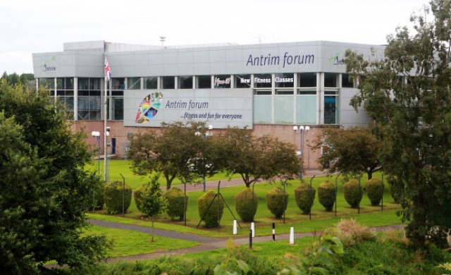 The Antrim Forum sports complex in Northern Ireland where the alleged sexual assaults took place