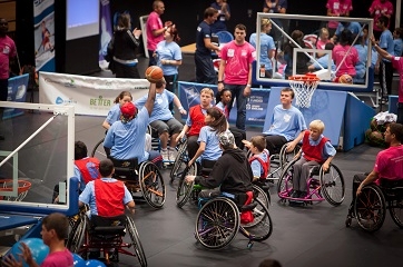 The National Junior Games will follow other recent opportunities for disabled youngsters to shine like here at the National Paralympic Day in Londons Olympic Park
