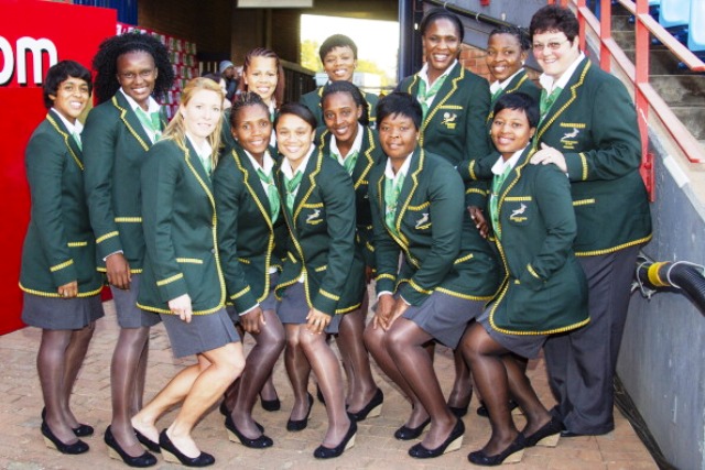 The South African women's rugby side will have to get the blazers on again for the 2014 WRWC team photo after winning the African qualifier