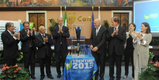 Trentino 2013 organisers launch the Univerisade torch in Rome