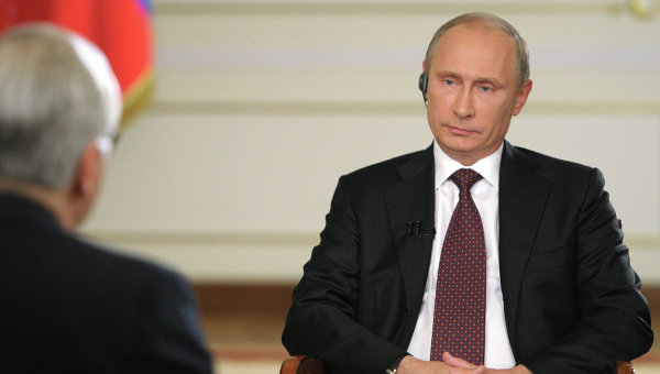 Vladimir Putin denied the existence of anti-gay laws in his nation