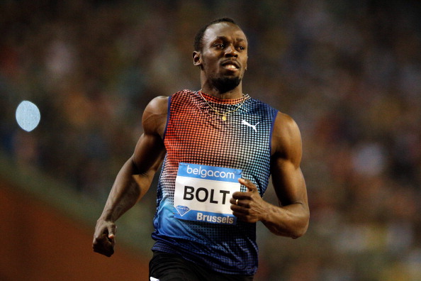 Usain Bolt won the 100m in Brussels in 9.80sec