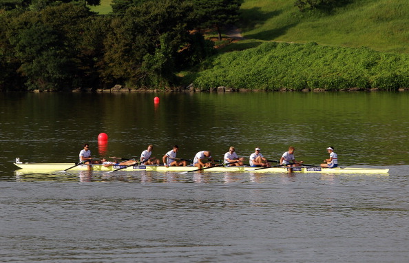 Britain's men's eight savour a historic victory at the Rowing World Championships in South Korea