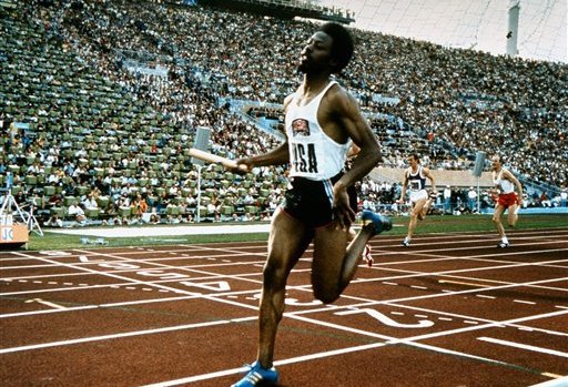 Although he missed the Munich 1972 100m race, Eddie Hart went on to win gold as part of the US 4x100m relay team