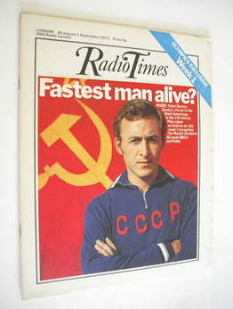 I have never forgotten that  Valeriy Borzov Radio Times cover