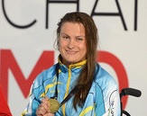 Ukraine's Olga Sviderska leads the shortlist of athletes for the IPC Athlete of the Month award after winning seven golds at the IPC World Swimming Championships in Montreal