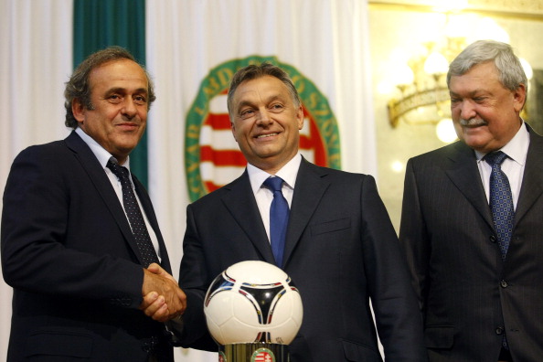 Michel Platini was in Budapest yesterday, where the Hungarian Football Association declared its candidature to host matches at Euro 2020