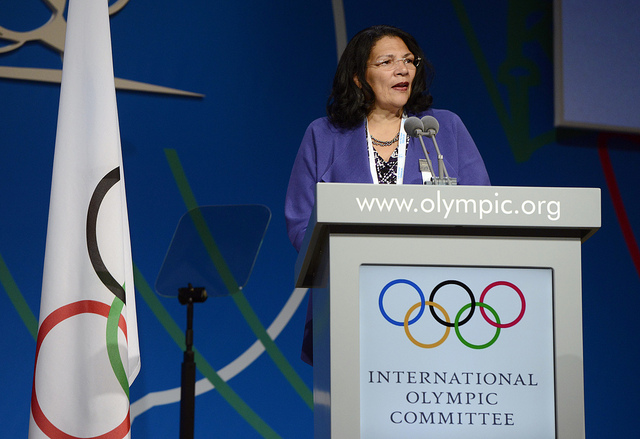 Anita De Frantz regained her place on the International Olympic Committee Executive Board