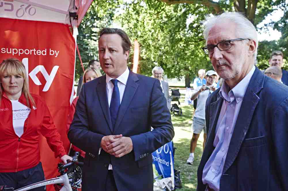 Brian Cookson, pictured here with British Prime Minister David Cameron (left), is confident he revitalise the UCI with his new proposals
