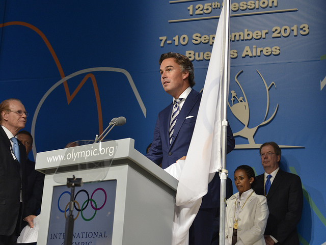 KLM President and chief executive Camiel Eurlings officially joins the International Olympic Committee