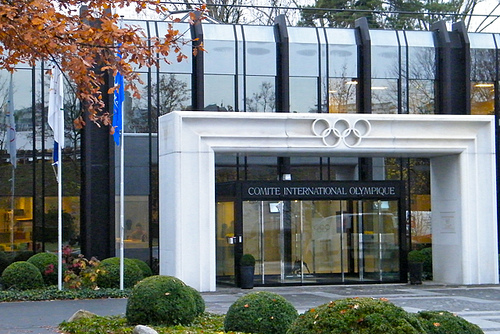 Thomas Bach today moved into his office at the IOC's headquarters in Lausanne