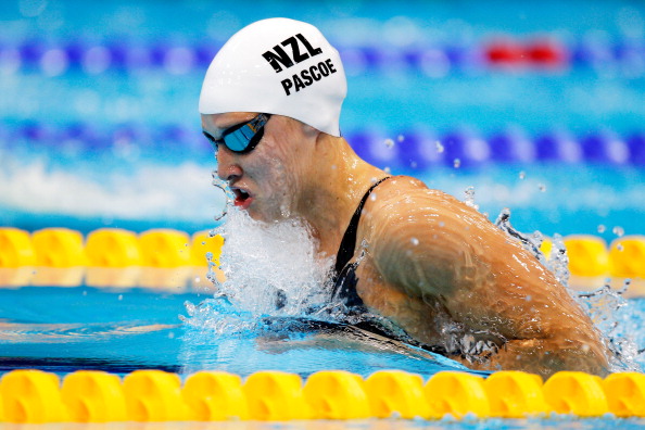 Sophie Pascoe has broken two world records at the New Zealand Short Course Swimming Championships in Wellington