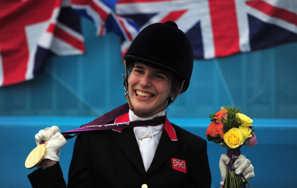 Great Britain's five-time Paralympic gold medallist Sophie Christiansen is a nominee for the IPC Athlete of the Month award after she bagged three Para-equestrian world titles in August