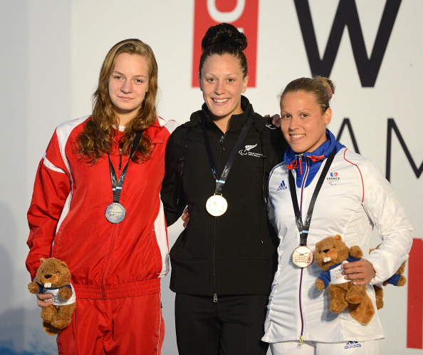 Sophie Pascoe won five gold medals at the 2013 World Swimming Championships in Montreal