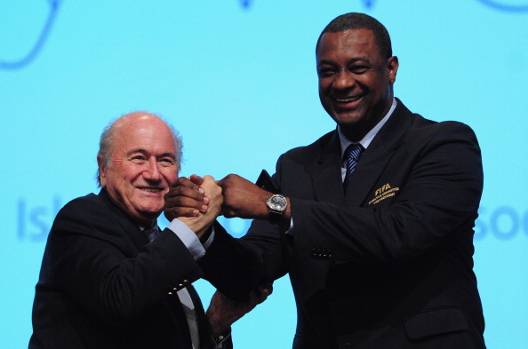 FIFA Discriminaion Panel chairman Jeffrey Webb (pictured right) has confirmed that FIFA President Sepp Blatter (pictured left) and secretary general Jérôme Valcke will lead discussions over Russia's anti-gay law