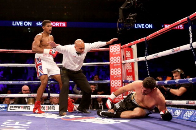 Anthony Joshua just had too much power and speed for his stricken Italian opponent