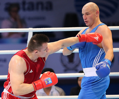 Boxers competing at the World Championships in Almaty as the action hots up