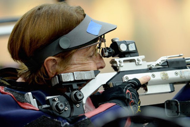 British veteran Deanna Coates is still going strong and took silver in Alicante at the IPC Shooting European Championships