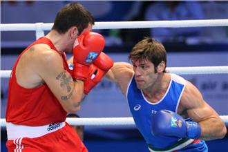 Clemente Russo of Italy secured a medal in the heavyweight category at the World Boxing Championships