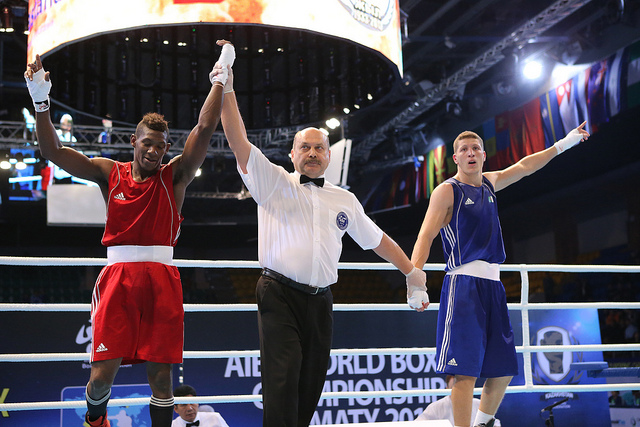 Arisnoidys Despaigne snatched victory away from Ilyas Abbadi in a thrilling encounter on day seven of the World Boxing Championships