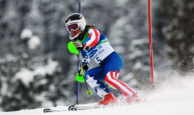 Danelle Umtead has won two Winter Paralympic bronze medals for the USA
