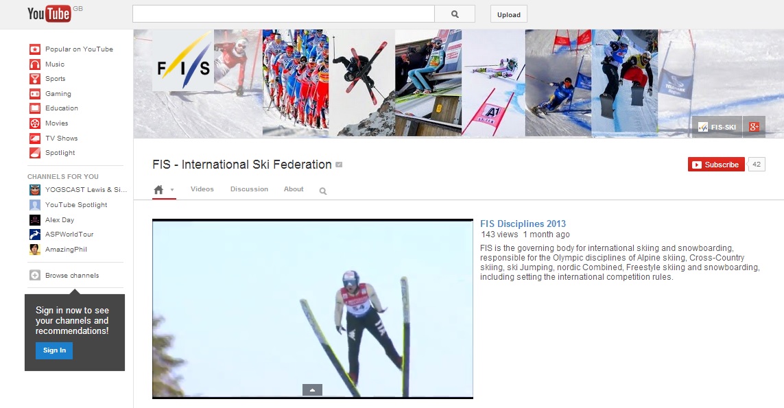 Fans across the globe will be able to watch free coverage of all the sport’s disciplines on the FIS YouTube channel