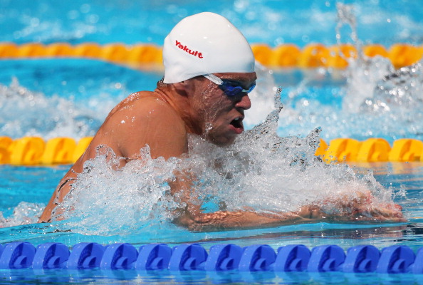 Gal Nevo in action at the 2013 FINA World Championships in Barcelona