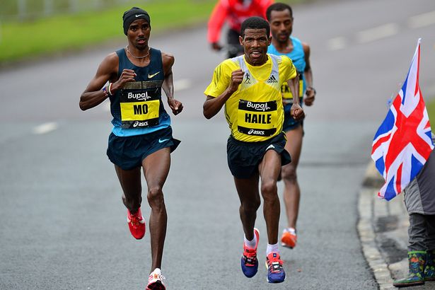 Gebrselassie will be happy to put the dissapointment of his 3rdm place finish in the Great North Run behind him