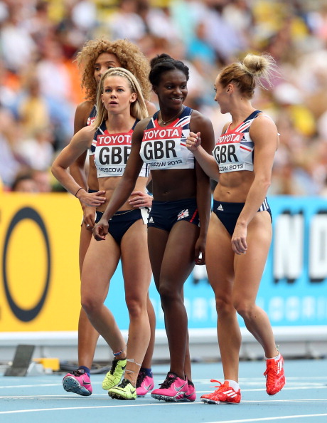 Great Britains womens 4 x 100m relay team have been rewarded for their bronze medal at the 2013 world championships