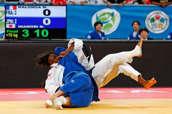 Nami Inamori continued her form to win the final contest against Madeleine Malonga and claim the gold for Japan