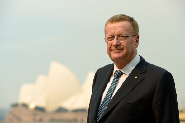 John Coates poses following his appointment as head of the Tokyo 2020 Coordination Commission