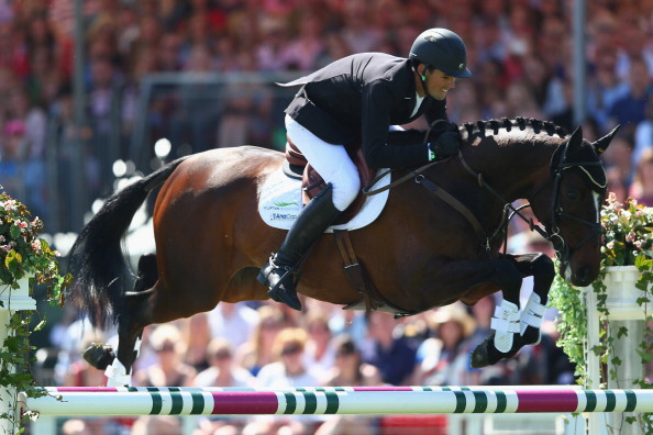 Jonathan Paget has been suspended after the horse he rode to victory at the Burghley International Horse Trials tested positive for a banned substance