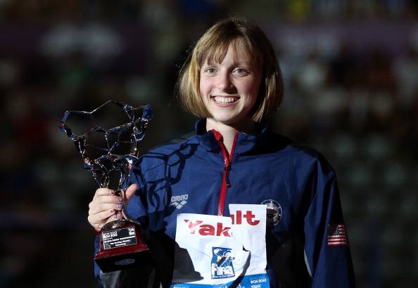 Katie Ledecky has been named as the USOC's sportswoman of the year for 2012-2013