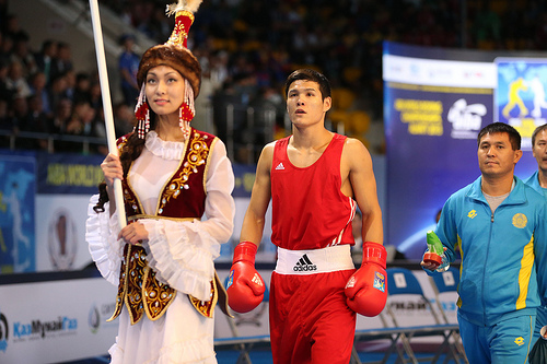 Kazakhstan's national team captain Daniyar Yeleussinov leads his country to domination on final day of the AIBA World Championships in Almaty