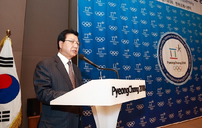 Kim Jin-sun has been re-elected as President of Pyeongchang 2018