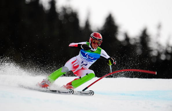 Markus Salcher of Austria has risen to the number one spot since Vancouver 2010