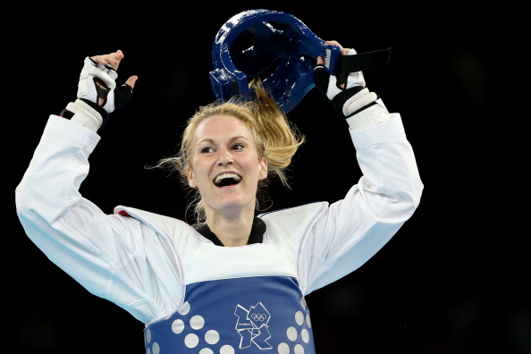 Marlene Harnois celebrates when competing for France but she is now seeking a nationality switch to Canada