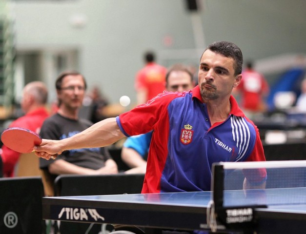 Mitar Palikucav (pictured) and teammate Miroslav Homa set up a final showdown with top seeds France in the class five category