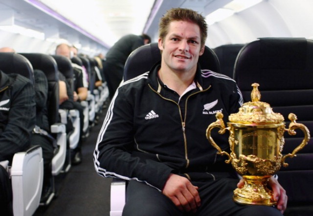 New Zealand skipper Richie McCaw and the Webb Ellis Cup will soon have to part ways at the official handover ceremony in Dublin next month