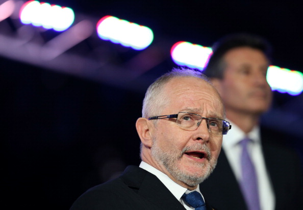 Sir Philip Craven speaking during the Closing Ceremony of the London 2012 Paralympic Games