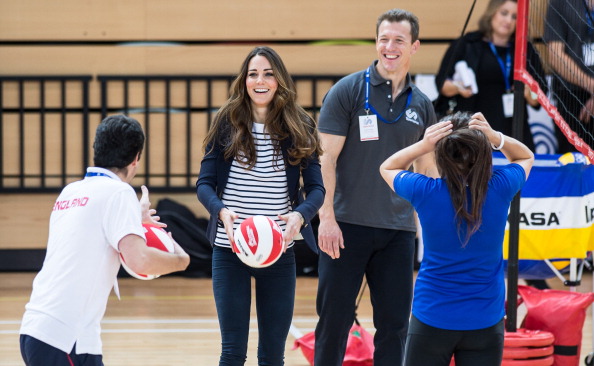 The Duchess of Cambridge is clearly enjoying herself at Sports Aid patron in the Copper Box