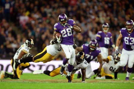 The Minnesota Vikings took on the Pittsburgh Steelers at a packed Wembley last month