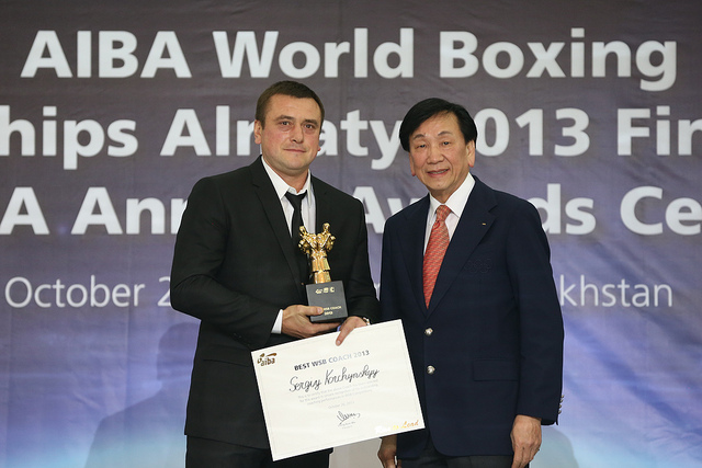 Ukraines Sergiy Korchynsky won WSB Coach of the Year after he led the Astana Arlans Kazakhstan team to victory in season III of the WSB