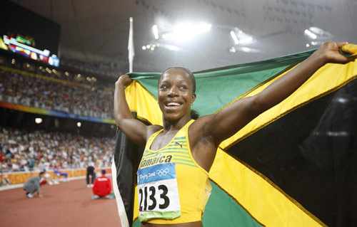 Veronica Campbell-Brown has won three Olympic gold medals, including the 200 metres at Beijing 2008