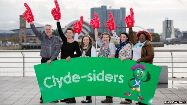 Volunteers at Glasgow 2014 to be known as Clyde-siders