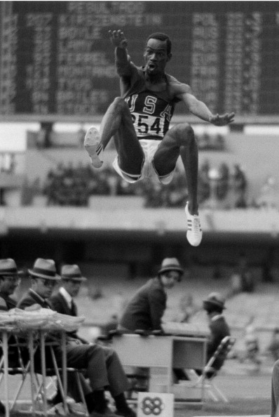 Bob Beamon's 8.90m long jump at the 1968 Olympics in the thin air of Mexico City remained unbeaten for 22 years