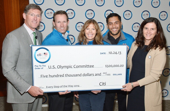 Citi has donated $500,000 Donation to the USOC Every Step of the Way programme